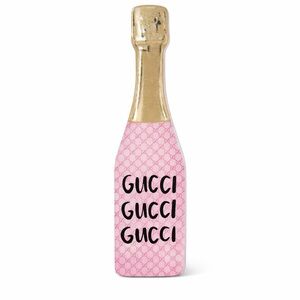 Gucci Champagne Bottle Home decor NWT